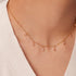 Halsband Pink Stone Millet Bead